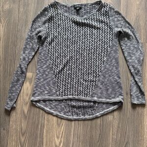 A. Byer Monochrome Long Sleeve Top